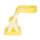 Ecotoys HA-P23S bērnu tualetes sēdeklis ar kāpnītēm, dzeltens