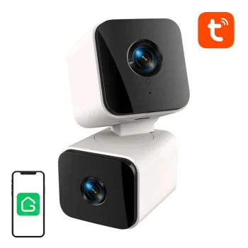 Viedā divu lēcu Wi-Fi kamera Gosund PC12, 4MP 1920x2160 Tuya