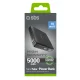 Ārējais akumulators SBS HD 10W 5000mAh ar LCD displeju, USB-C, melns
