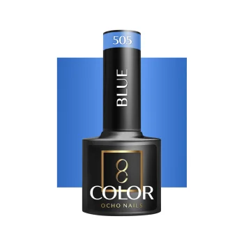 Ocho Nails Blue 505 hibrīda nagu laka, 5 g