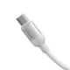 Joyroom S-A62 Lively Series USB-A uz USB-C kabelis 3A 1.2 m, balts