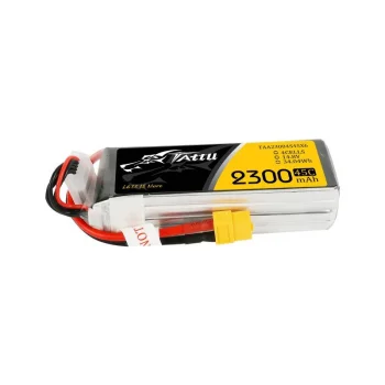 Tattu 2300mAh 14.8V 75C 4S1P XT60 akumulators droniem