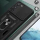 Hurtel Hybrid Armor Camshield vāciņš Samsung Galaxy S23, melns