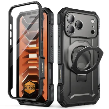 Supcase Grip Pro Mag MagSafe vāciņš iPhone 18 Pro / 17 Pro, melns
