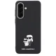Karl Lagerfeld Saffiano w/ K&C Metal Logo vāciņš Samsung Galaxy A57 5G, melns