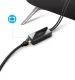 Tīkla karte Ugreen 30985 priekš Chromecast micro USB / USB-A 100 Mb/s 1 m, melna