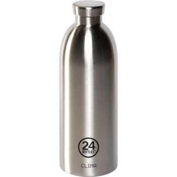 24Bottles Clima Bottle ūdens pudele, 850 ml, Brushed Steel
