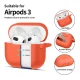 Austiņu maciņš Tech-Protect Silicone Hook modelim Apple AirPods 3, oranžs