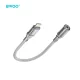 BWOO BZ66 audio adapteris Lightning uz 3.5mm ligzdu, pelēks