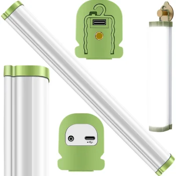 LED darba lampa ar magnētu un āķi, akumulators, powerbank funkcija