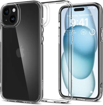 Spigen iPhone 15 vāciņš Ultra Hybrid, caurspīdīgs