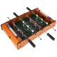 Mini galda futbols bērniem, galda spēle ar 12 figūrām un 2 bumbiņām, 50 x 30,5 x 9 cm