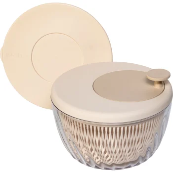 Guzzini Spin&Store salātu žāvētājs ar vāku, 26 cm, brūns