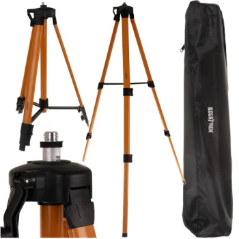 Bigstren statīvs krustlīniju lāzeram 150 cm, oranžs/melns