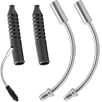 V-brake velosipēdu bremžu caurulītes 90 grādi ar gumijām, komplekts