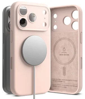Ringke Silicone MagSafe vāciņš Apple iPhone 18 Pro, Pink Sand