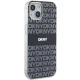 DKNY iPhone 15 / 14 / 13 vāciņš IML Mono & Stripe MagSafe, melns