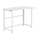 Maclean MC-1250 L/W saliekams L-veida galds, 100x65cm, balts