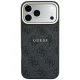 Guess Embossed 4G Classic MagSafe vāciņš iPhone 17 Pro / 18 Pro, melns