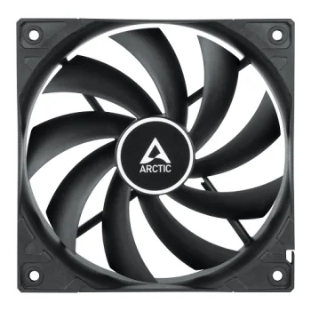 Arctic Gmbh F12 PWM PST Datora korpusa ventilators, 120mm, Melns