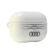 Audi IML Geometric Pattern maciņš AirPods Pro 2 austiņām, Balts