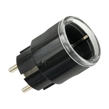 Viedā kontaktligzda Shelly Plug S MTR Gen3, Matter, Wi-Fi, melna