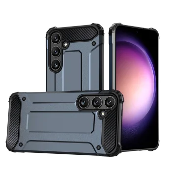 Hybrid Armor Samsung Galaxy S25 vāciņš, zils