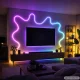 Elastīga RGB LED neona lenta ar Bluetooth un tālvadības pulti, 10m