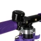 Saliekams bērnu skrejritenis Kruzzel Spidoo ar 200 mm riteņiem, melns/violets