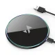 Wozinsky WLI-01Y 15W Qi indukcijas lādētājs ar USB‑C kabeli - Melns | Wireless Inductive Charger