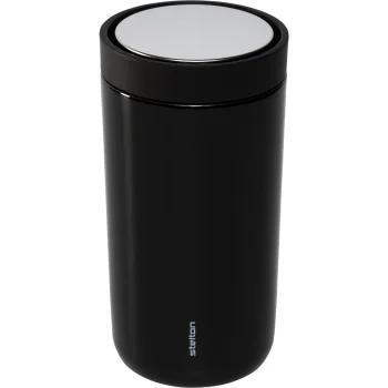 Stelton To Go Click termokrūze 0,2 l, melna