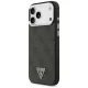 Guess 4G Triangle Logo MagSafe vāciņš iPhone 17 Pro Max / 18 Pro Max, melns/sudraba