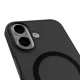 Puro Daylight silikona vāciņš iPhone 17 ar MagSafe atbalstu, puscaurspīdīgs melns