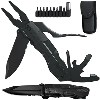 Tūrisma Piknika Kabatas Saliekamais Nazis Knaibles Daudzfunkcionāls Instruments Rīku Komplekts, 21in1 | Pocket Knife...