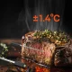 Viedais virtuves termometrs Meatmeet Pro, Bluetooth / Wi-Fi, melns