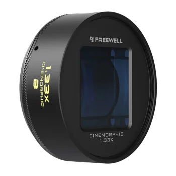 Freewell 1.33x anamorfiskais viedtālruņa objektīvs ar 17 mm stiprinājumu FW-PROANM-1.33X