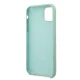 Guess Silicone Vintage Gold Logo vāciņš iPhone 11 Pro, zaļš