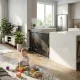 Izvelkami drošības vārti ECOTOYS 160 cm kāpnēm un durvīm, melni