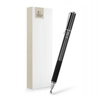 Irbulis skārienekrāniem Tech-Protect Stylus ar diviem uzgaļiem, melns