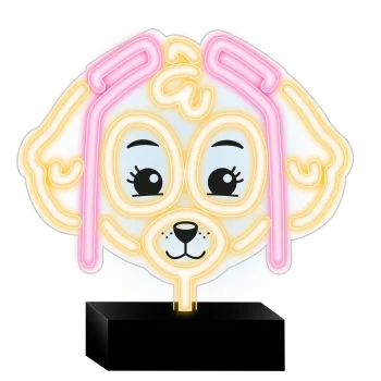 Paw Patrol Skye LED neona lampa ar statīvu OW-120546