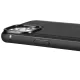 iCarer Leather Oil Wax dabīgās ādas vāciņš priekš iPhone 14 Plus, melns