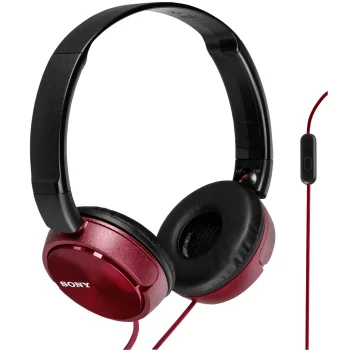 Sony MDR-ZX310APR uzliekamās austiņas sarkanas