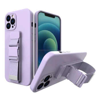 Vāciņš ar kakla aukliņu iPhone 11 Pro, violets
