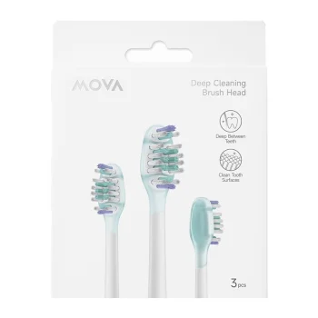 MOVA maināmie uzgaļi Fresh 20 / Sensus Fresh 10 zobu birstēm, 3 gab., ABH2-CL