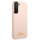 Guess Silicone Script vāciņš Galaxy S22+ S906, Rozā