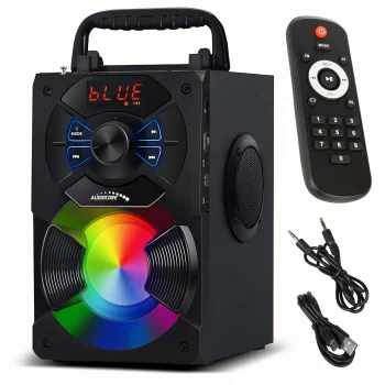 Audiocore AC730 Pārnēsājams Bluetooth 5.0 Skaļrunis ar FM, USB, AUX
