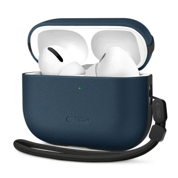 Austiņu maciņš Tech-Protect NaturalFit, AirPods Pro 3, tumši zils