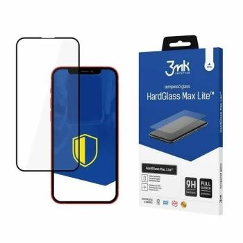 Apple iPhone 13 / 13 Pro Black Aizsargstikls uz Visu Ekrānu | 3MK Hard Glass Max Lite Tempered Fullscreen Protector