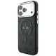 Guess Embossed 4G Classic MagSafe vāciņš iPhone 17 Pro / 18 Pro, melns