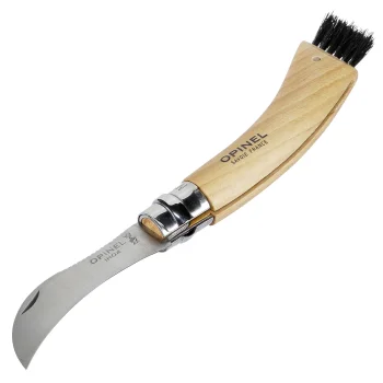 Saliekams sēņu nazis Opinel No. 08 ar birstīti